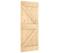 Narvik Porte 85 x 210 cm en pin massif (non traité) - Porte intérieure pour appartement et maison - Naturel et durable - Montage facile