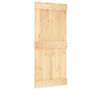 Narvik Porte 90 x 210 cm en pin massif (non traité) - Porte intérieure pour appartement et maison - Naturel et durable