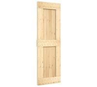 NARVIK Porte simple en pin massif non traité naturel 70 x 210 cm | Pin massif, non traité, naturel, 70 x 210 cm, design simple, lignes claires, minimaliste, chiffon humide