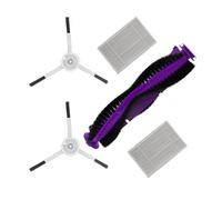 Narwal Accessoires Originaux pour Robot Laveur Narwal Freo S, Kit Complet : 1 Brosse Rotative, 2 Brosses Latérales, 2 Filtres