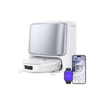 Narwal Flow Aspirateur Robot Laveur avec Station, 22 000 Pa, DualFlow Anti-Enchevêtrement Poil Animaux, Systeme de Lavage FlowWash, Eau Chaude 45-80°C, Nettoyage et séchage Auto de la serpilliere