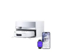Narwal Flow Aspirateur Robot, Station Tout-en-Un Compacte, Gestion Automatique de l'eau, 22.000 Pa, Nettoyage de Tapis CarpetFocus, Lavage 45-80°C et Séchage par Air Chaud, Application Intelligente