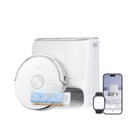NARWAL Freo 20 Robot Aspirateur Laveur, TwinAI Evite +300 Types d'objets | 31 000 Pa, FlowWash Système Nettoyage à Rouleaux, 100℃ Auto-Nett Serpillère, 60℃ Séchage, Appel Vidéo, Idéal Poils d'Animaux