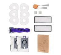 NARWAL Freo X10 Pro Robot - Kit d'Accessoires d'Origine (1 Brosse Latérale, 3 Paires Serpillières, 2 Filtres à Eau, 1 Brosse Anti-Cheveux Droite, 2 Filtres HEPA, Pastille Nettoyage,2 Sacs à Poussière)