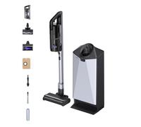 NARWAL V50 Cube 210AW Aspirateur Balai sans Fil, Système Vidage Automatique | Désign Anti-emmêlement Intégral, 180 min Autonomie, 145° Eclairage Grand Angle, Idéal pour Poils Animaux, Poussière, Sol Dur