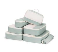 Narwey 7 Pièces Organisateur Valise, Pochette Rangement Valise Organisateur Compartiment, Organisateurs de Voyage, Packing Cubes, Cube de Rangement, Organiseurs de Bagage (Vert Menthe)