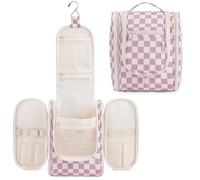 Narwey Klein Trousse de toilette à carreaux pour femme et fille, Brosa à carreaux, s