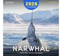 Narwhal Calendar 2026: Twelve months of mystical Arctic swimmers