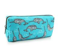 Narwhal étudiants Toile Trousse Pen Sac pochette Coque stationnaire Maquillage de sac