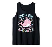 Narwhal Marine Mammal Lover, Just A Girl Who Loves Narwhals Débardeur