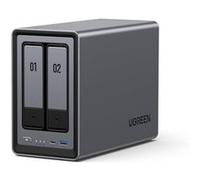 Ugreen NASync DXP2800 NAS System 2-Bay Compact Intel® N N100 8 Go DDR5 0 To UGOS Pro Noir