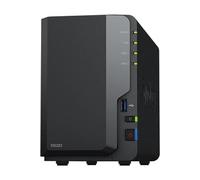 NAS 2 Baies - DS225+ 16 To (HAT3310-8T), Intel Celeron J4125, 2 Go DDR4, 2,5 GbE + 1 GbE