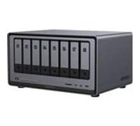 UGREEN NASync DXP8800 Plus, NAS de Bureau 8 Baies, processeur Intel i5 1235u 10 cœurs, 8 Go de RAM DDR5, SSD 128 Go, 2 Ports 10 GbE, 2 emplacements M.2 NVMe, HDMI 8K, 2 Ports TBT4 (sans Disque)