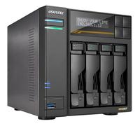 ASUSTOR NAS Lockerstor 4 Gen3 AS6804T – 4 baies, Ryzen Quad-Core 2,3 GHz, 16 Go ECC DDR5, 4x M.2 NVMe