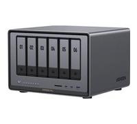 UGREEN NASync DXP6800 Pro, NAS de Bureau 6 Baies, processeur Intel i5 1235u 10 cœurs, 8 Go de RAM DDR5, SSD 128 Go, 2 Ports 10 GbE, 2 emplacements M.2 NVMe, HDMI 8K, 2 Ports TBT4 (sans Disque)