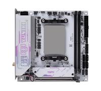 NAS AMD Ryzen 7 7745HX 2 x NVMe 4 x SATA3.0 1 x PCIEx16 2 x DDR5/Gaming 2.5G LAN/USB 3.2 Gen 1 17 x 17 Carte mère ITX HDMI/DP/Type-C Triple Display/WiFi 6E-BT 5.3/Mini ITX (Blanc)