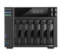 ASUSTOR NAS Lockerstor 6 Gen2 AS6706T – 6 baies, Quad‑Core 2,0 GHz, 4x M.2 NVMe, 8 Go DDR4, 2x 2,5 GbE