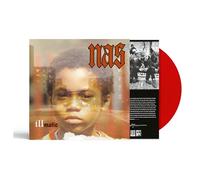 NAS - NAS Illmatic Album, Limited Edition Red Vinyl LP, Numbered Art Print, 1000 Copies