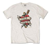 Nas - T-Shirt # S Neutral Unisex # Love Tattoo [Import]