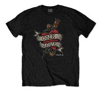 Nas - T-Shirt # XXL Black Unisex # Love Tattoo [Import]