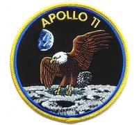 Nasa Apollo 11 Insigne brodé à coudre ou thermocollant, 10 cm