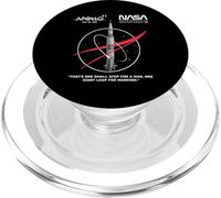 NASA Apollo 11 Mission Saturn V Fusée Worm Logo PopSockets PopGrip pour MagSafe