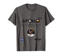 NASA Apollo 11 Mission Worm et Insignia Logo T-Shirt