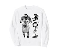 NASA Apollo 14 A7 L Combinaison de Pression Negative X Ray Sweatshirt