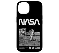 NASA Apollo Mission Astronaute Lune Worm Logo Coque pour iPhone 14