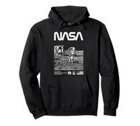 NASA Apollo Mission Astronaute Lune Worm Logo Sweat à Capuche