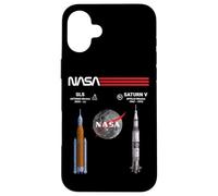 NASA Artemis Apollo Lune Mission SLS Saturn V Coque pour iPhone 16 Plus