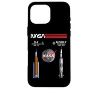 NASA Artemis Apollo Lune Mission SLS Saturn V Coque pour iPhone 16 Pro Max
