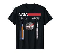 NASA Artemis Apollo Lune Mission SLS Saturn V T-Shirt