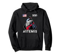 NASA Artemis II Mission Patch commémoratif rétro Logo ver Sweat à Capuche
