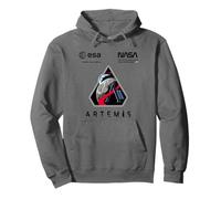NASA Artemis II Mission Patch Worm et ESA Logo Sweat à Capuche
