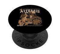 NASA Artemis Mission Astronautes sur la Lune PopSockets PopGrip Adhésif
