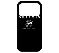 NASA Artemis Mission Phrase Insignia Logo Coque pour iPhone 17 Pro