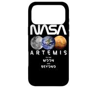 NASA Artemis Mission Terre Lune Mars Worm Logo Coque pour iPhone 17 Pro Max