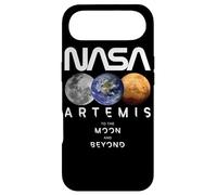 NASA Artemis Mission Terre Lune Mars Worm Logo Coque pour iPhone Air