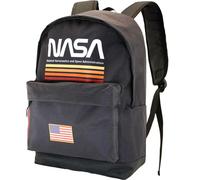 NASA Black Pro Sac à dos scolaire multi-compartiments unisexe