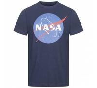 Nasa Circle Logo, T-Shirt Homme, Bleu (Navy Navy), Medium