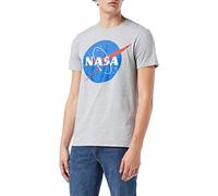Nasa Circle Logo T-Shirt, Gris (Sports Grey SPO), X-Large Homme