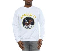 NASA - "Classic Apollo 11" Sweat-shirt pour homme BI2194 (M) (Blanc)