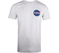 Nasa Core Logo T-Shirt Blanc Petit Male
