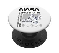 NASA - Fusée dans l'espace, Gris PopSockets PopGrip Adhésif