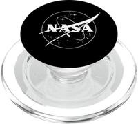 NASA Inspiration Collection - Insignia Logo BW Dark PopSockets PopGrip pour MagSafe