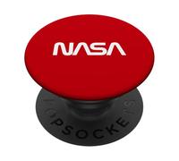 NASA - Logo rétro en Forme de ver PopSockets PopGrip Adhésif