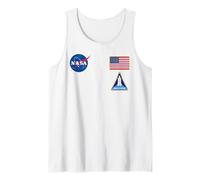 NASA Meatball Insignia - Drapeau américain Navette Spatiale Débardeur