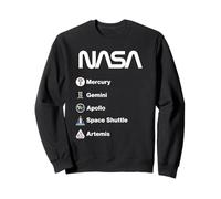 NASA Mission Mercury Gemini Apollo Space Shuttle Artemis Sweatshirt