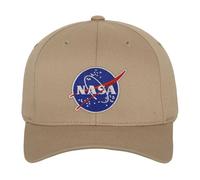 Nasa Officiellement sous Licence Insignia Flexfit Cap (Kaki), Grand/X-Large